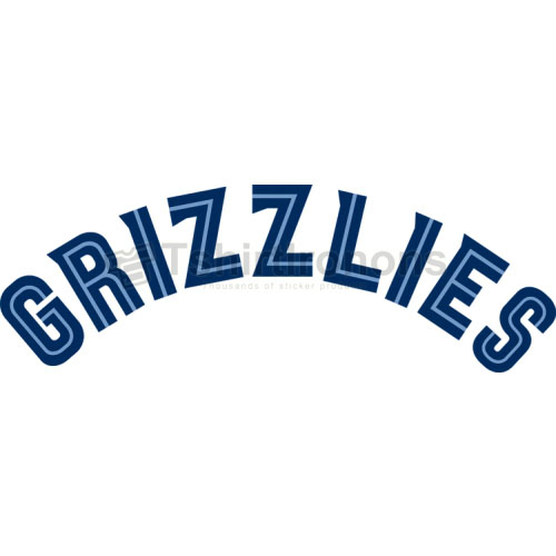 Memphis Grizzlies T-shirts Iron On Transfers N1056 - Click Image to Close